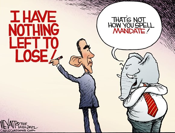 I have nothing left to mandate